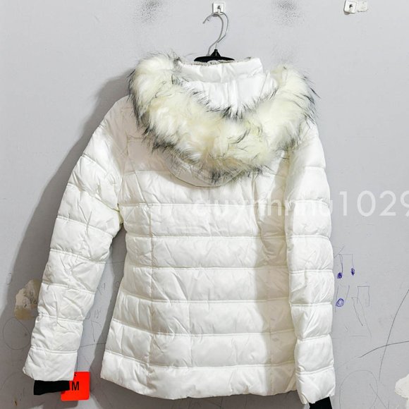 NWT Nautica women Puffer Jacket in white - Picture 6 of 9